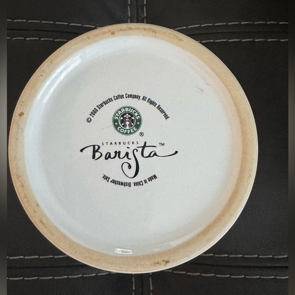 Vintage Starbucks Barista White Ceramic Jar 2000 kitchen decor - Picture 3 of 6
